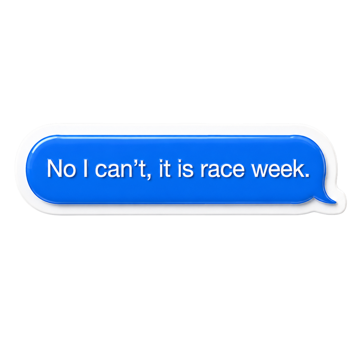 Race text Sticker