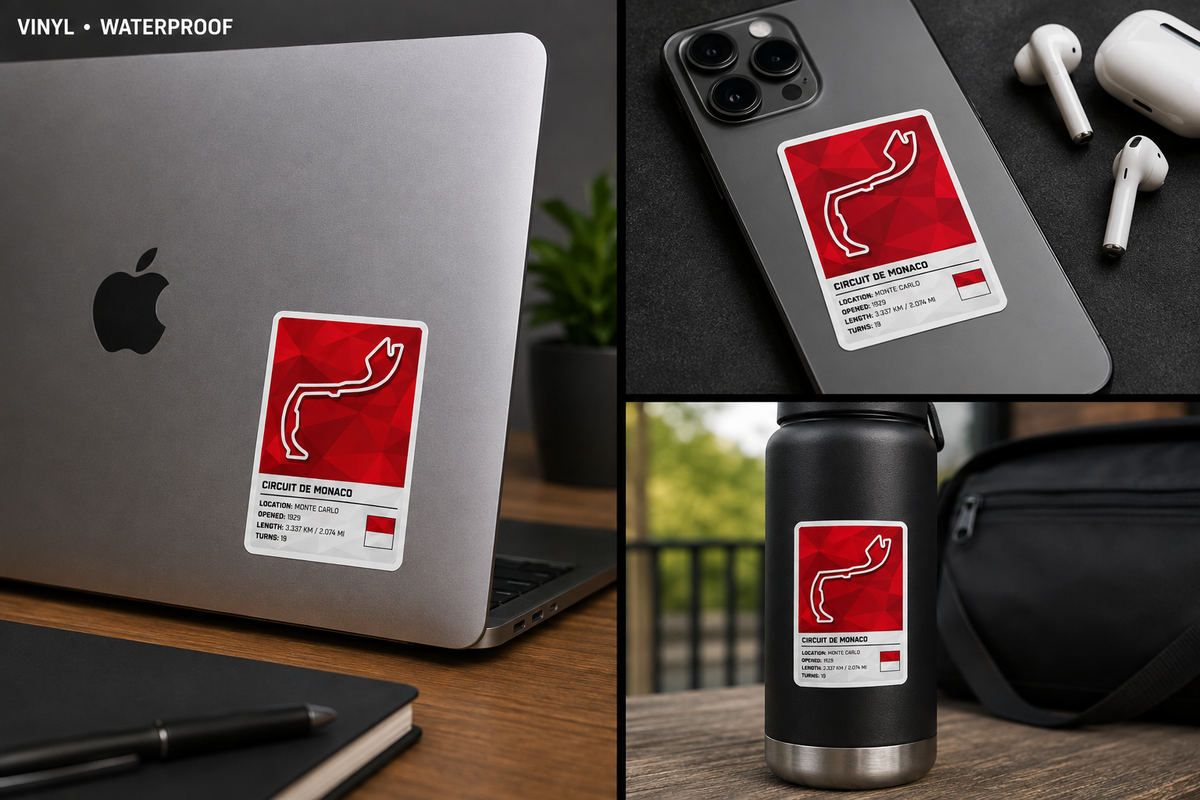 Circuit De Monaco Sticker