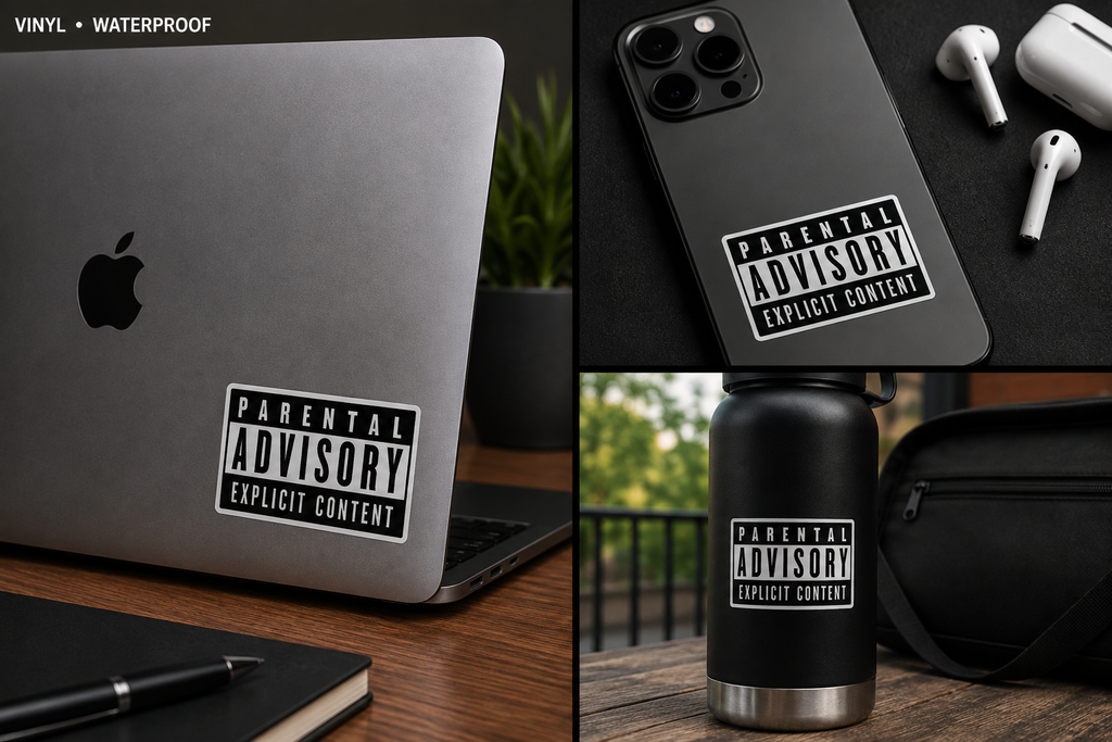 Parental advisory Sticker