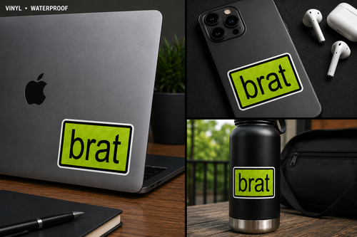 Brat Sticker