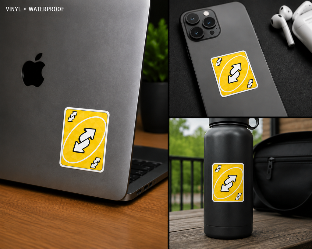 Uno Reverse Sticker