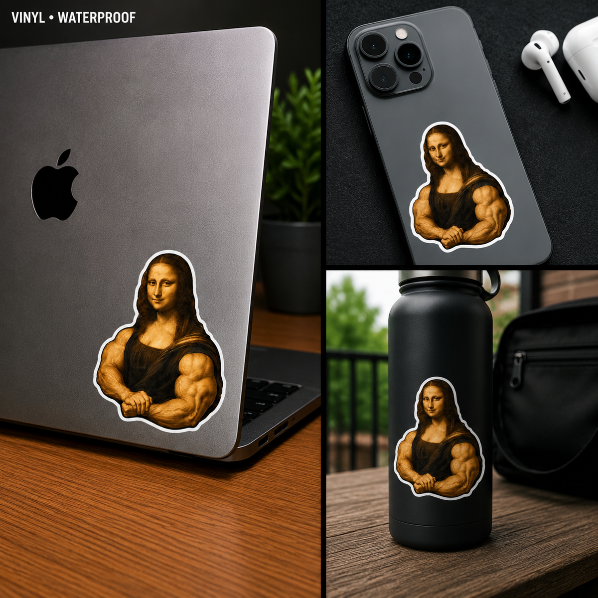 Jacked Lisa Sticker