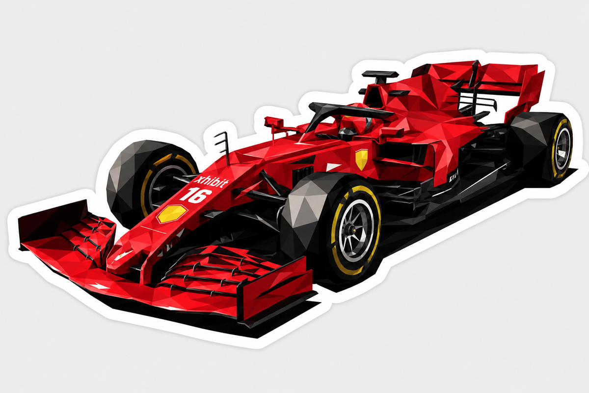 Ferarri Sticker