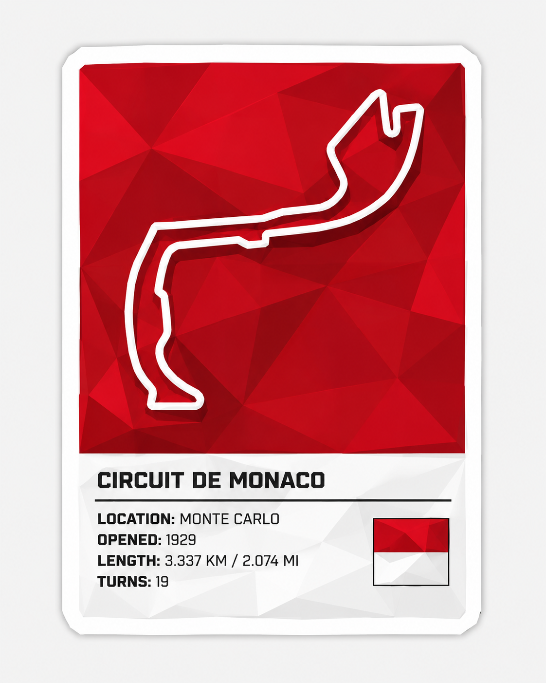 Circuit De Monaco Sticker