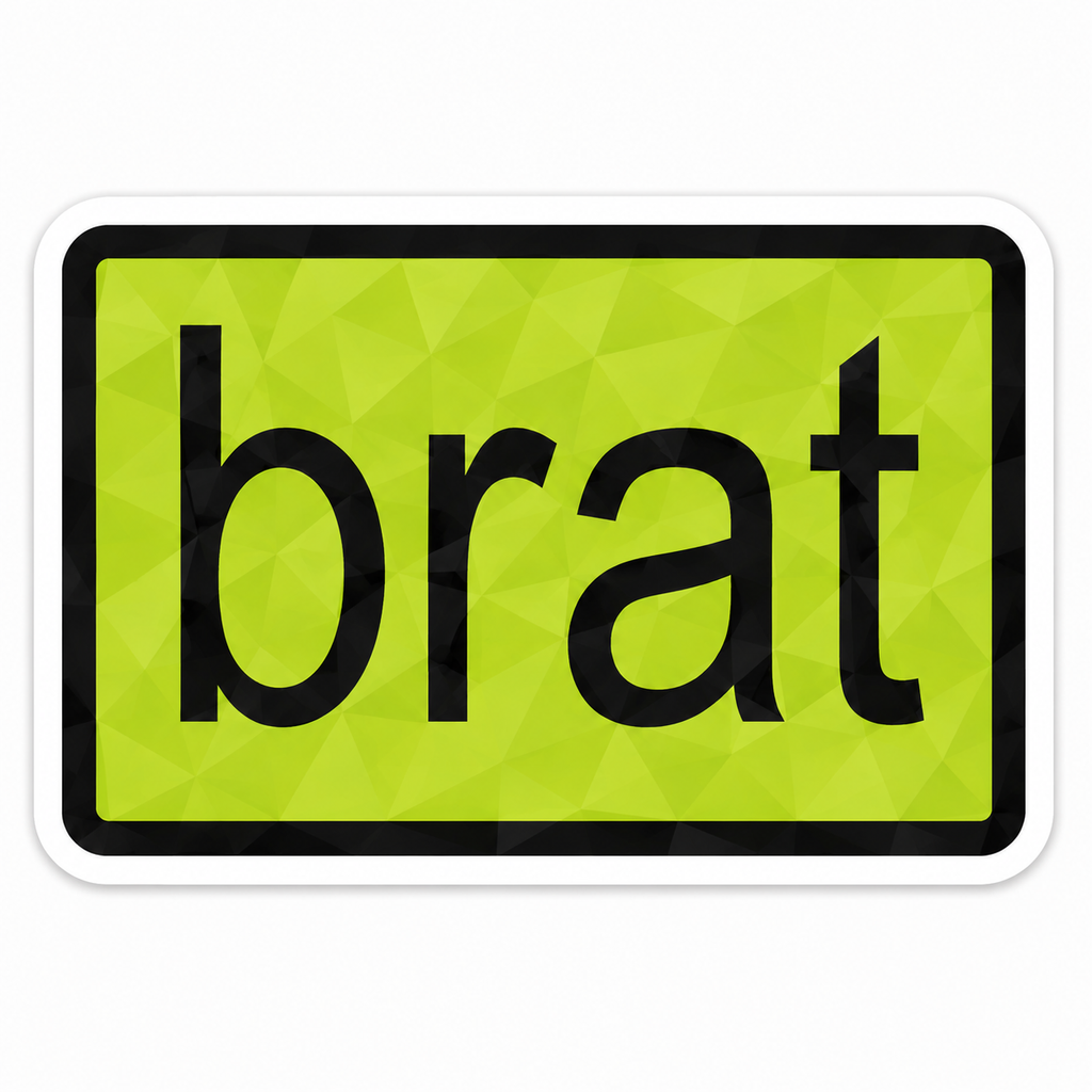 Brat Sticker