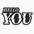 YOU Sticker
