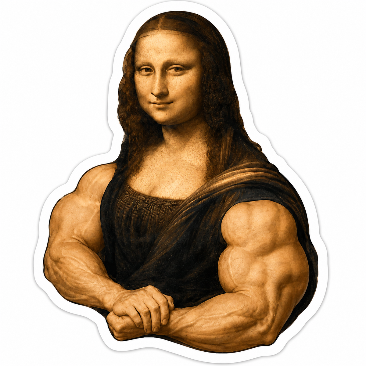 Jacked Lisa Sticker