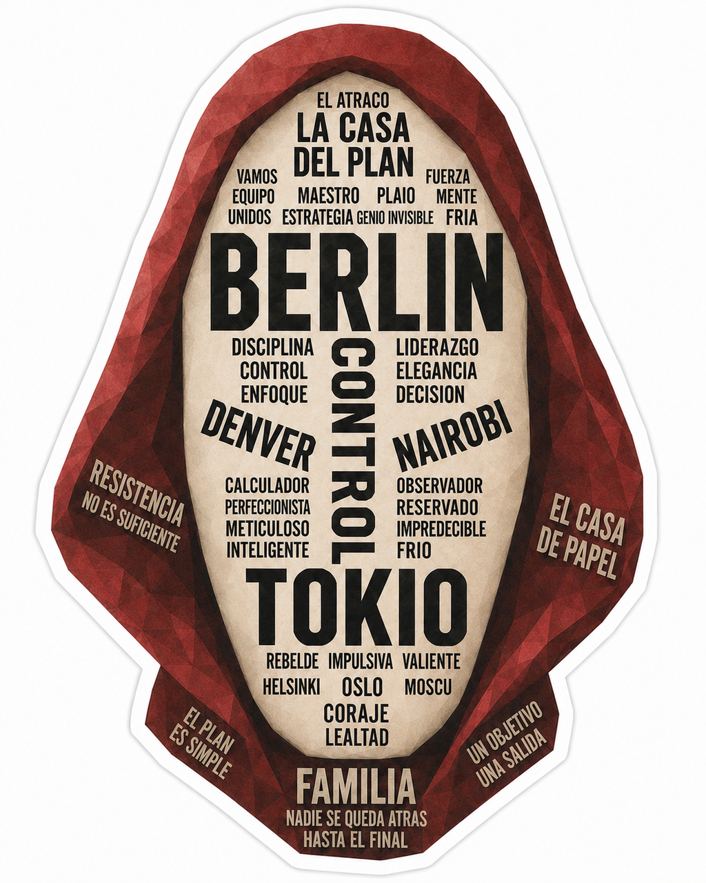 Money Heist Sticker