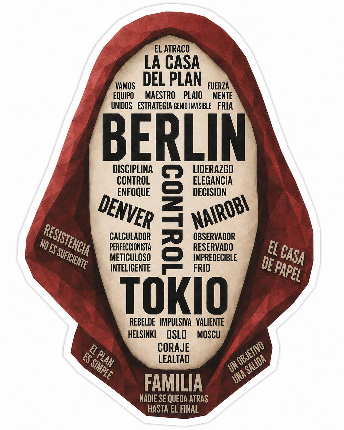 Money Heist Sticker